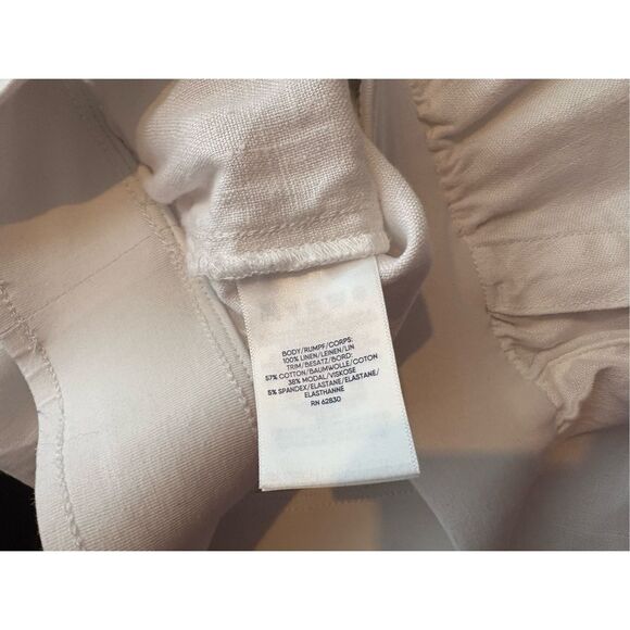 Lands End linen wide leg pants size 4P - Picture 7 of 8